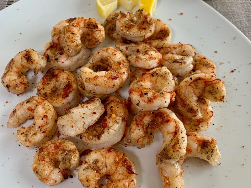 spiced grilled shrimp