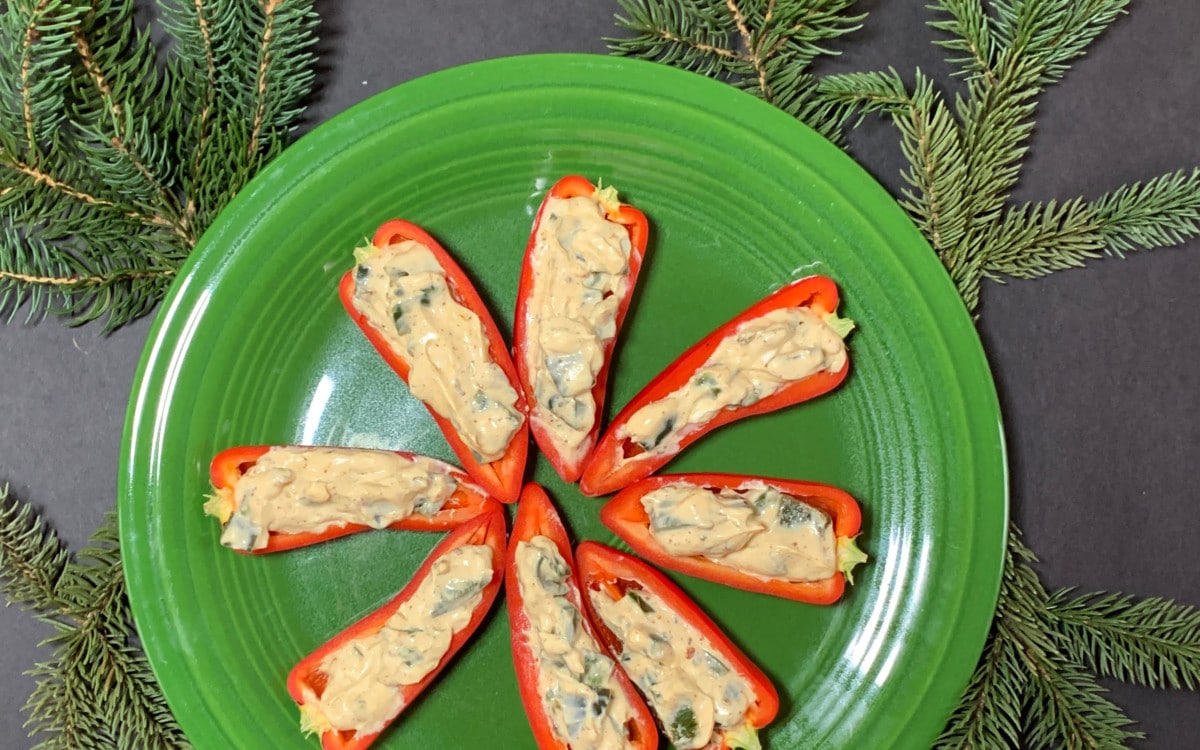 Holiday Peppers with Cheese