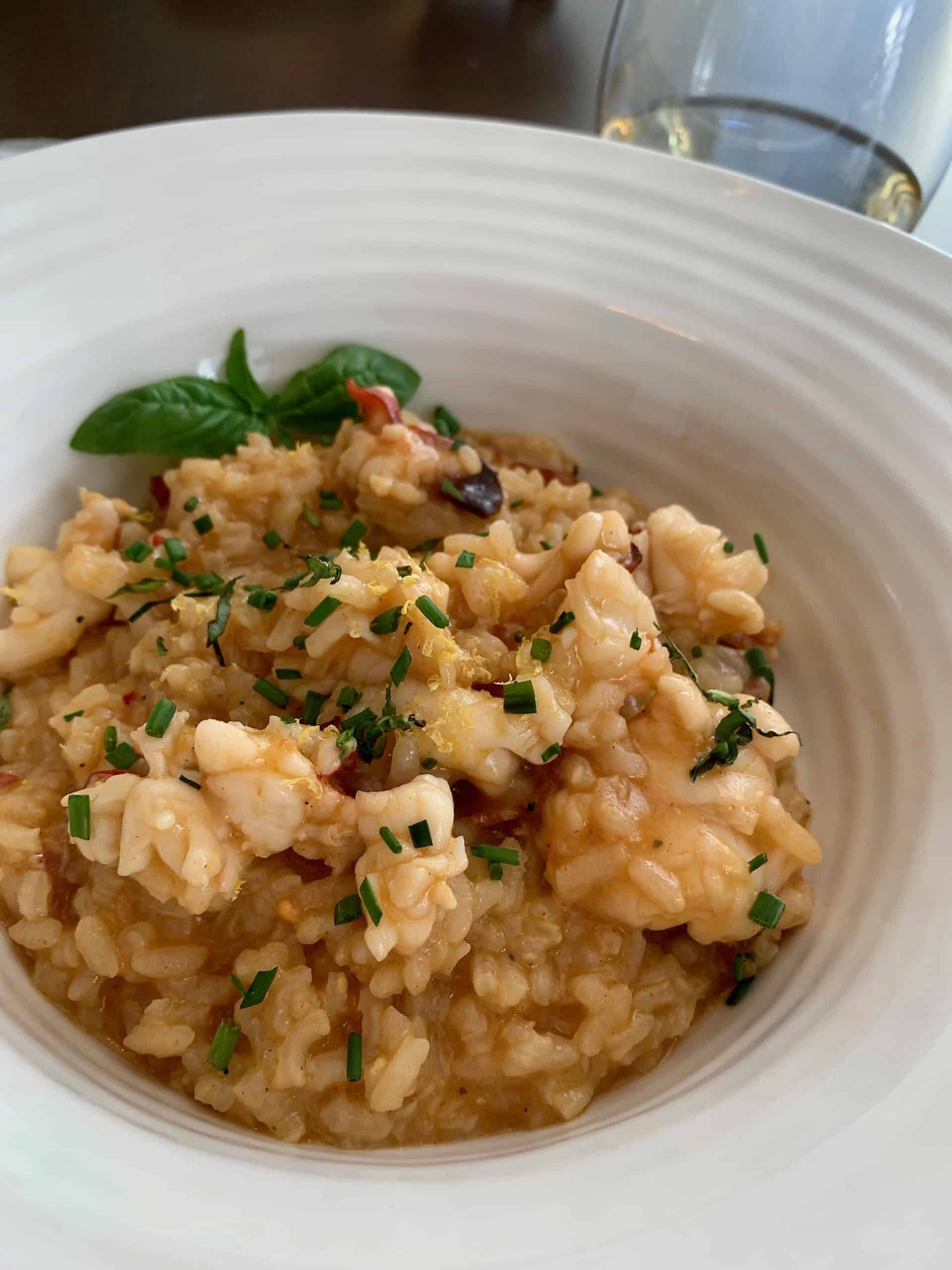 bowl of lobster risotto